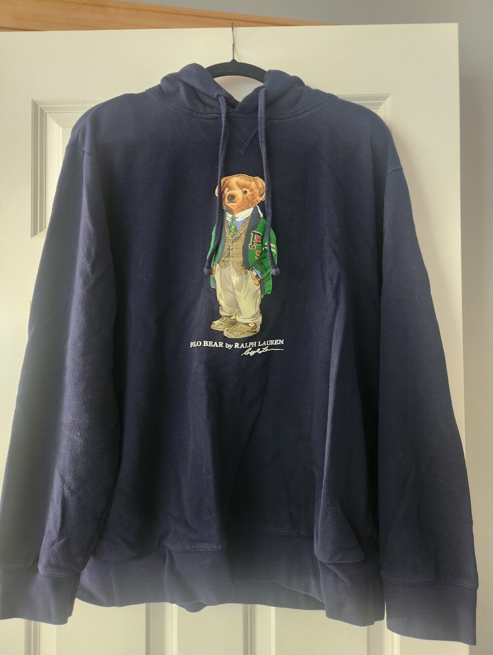 Ralph Lauren Navy Polo Bear Crewneck Sweater